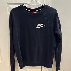 Navy Blue Nike Crewneck, XS